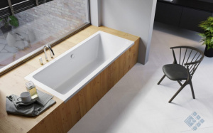 Ванна Radaway Tea 160х75 з ніжками + сифон R135L