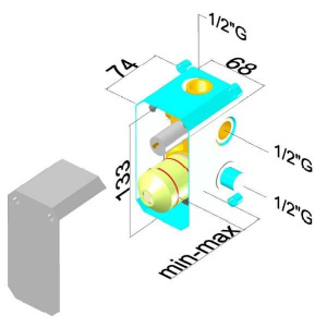 Внутрішня частина Ponsi (3 потоки) BTUNICIN06 Universal BOX