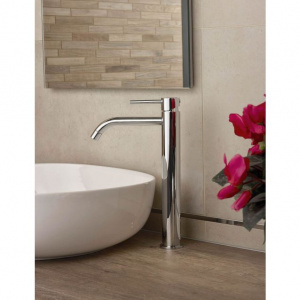 Змішувач для раковини високий Paffoni Light, з донним клапаном Clic-Clac LIG081KCR