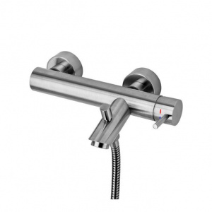 Змішувач для ванни Paffoni Light, колір сталь LIG022ST