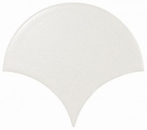 Плитка 10.6x12 scale fan white matt 21977