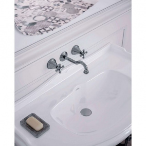 Змішувач раковини настінний Paffoni Belinda, вилив 175 мм. FBLV003CR