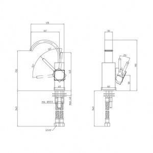 Змішувач для біде Paffoni Level, без донного клапана, LEA838CR