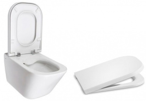 Унітаз Roca Gap A34H47C000 із сидінням slow-closing