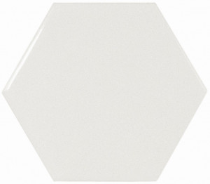 Плитка 10.7x12.4 scale hexagon white 21911