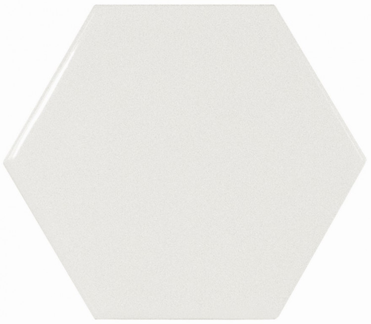Scale Hexagon White 21911 10.7x12.4 под моноколор глянцева
