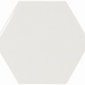 Scale Hexagon White 21911 10.7x12.4 под моноколор глянцева