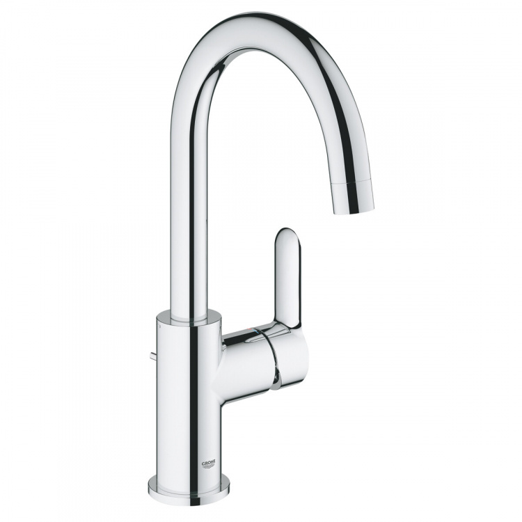 Смеситель для раковины Grohe BauEdge 23093000 хром однорычажный L-Size