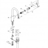 Змішувач для раковини Grohe BauEdge 23093000 хром одноважільний L-Size