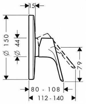 Змішувач Hansgrohe focus e2 31965000 для душу