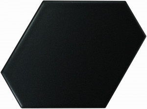 Плитка 10.8x12.4 benzene black matt 23832