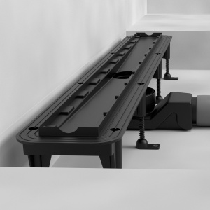 Душовий канал Waterway Stream 90 см корпус чорний (wsb900001n1)