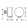 Шлангове підключення Hansgrohe Fixfit 27453000