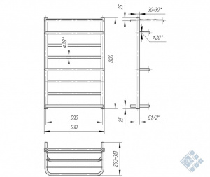 Люксор 800x530/500