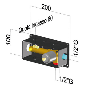 Внутрішня частина Ponsi (1 потоку) BTUNICIN05 Universal BOX