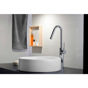 Змішувач для раковини високий Paffoni Light, з донним клапаном LIG978CR