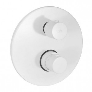 Термостатический смеситель для душа Paffoni Light на 2 позиции Bianco Opaco, цвет белый LIQ018BO