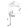 Смеситель для раковины Paffoni Ringo, без донного клапана RIN074NO