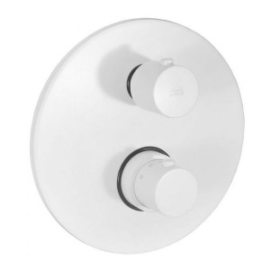 Термостатический смеситель для душа Paffoni Light на 3 позиции Bianco Opaco, цвет белый LIQ019BO